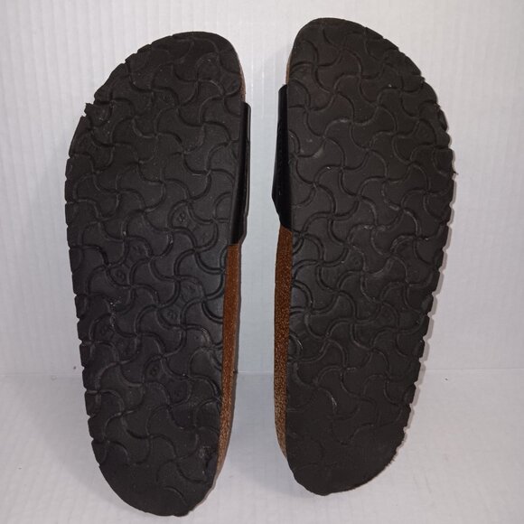 BIRKENSTOCK MADRID SINGLE BUCKLE SLIDE SANDALS - Picture 9 of 12